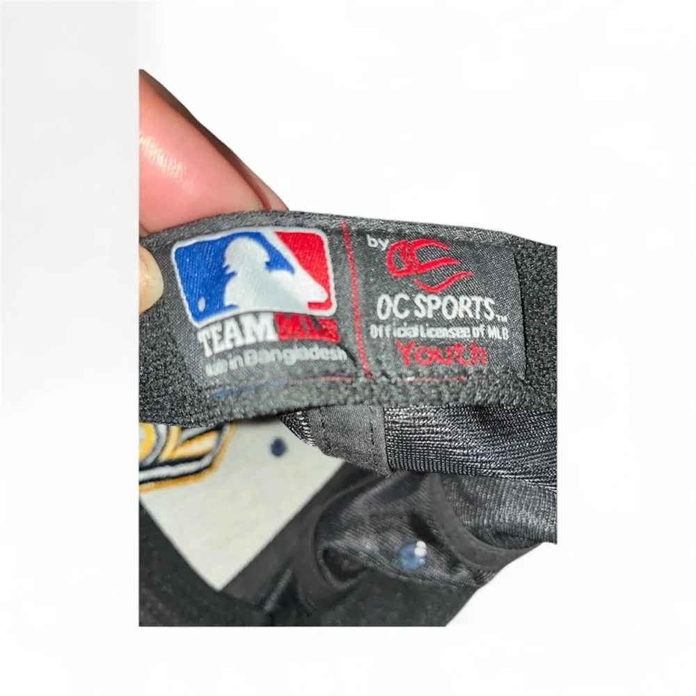 Classic Black Cap with Gold Emblem